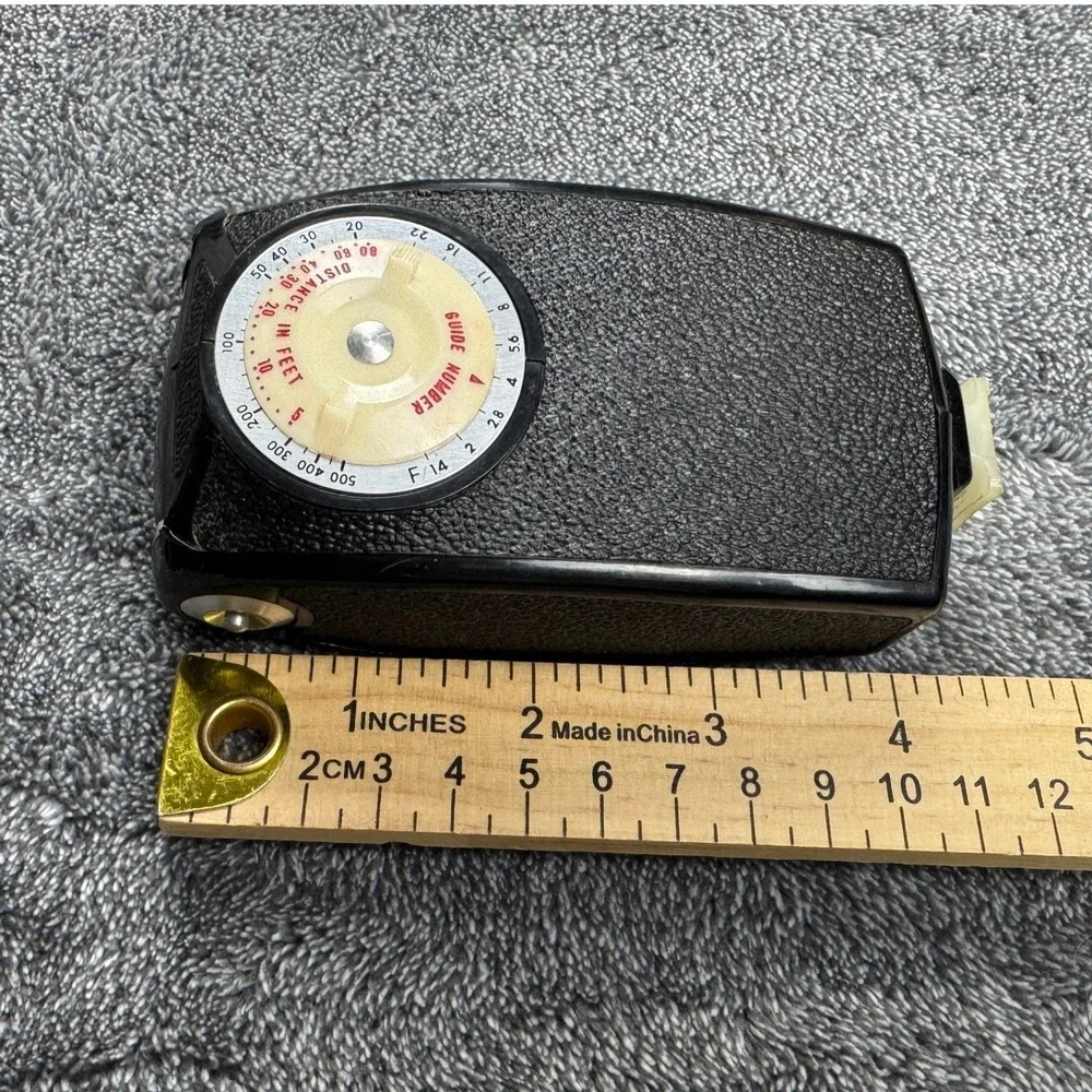Walz Flash Master Vintage Folding Fan Camera Flash Unit with‎ Original Box Black